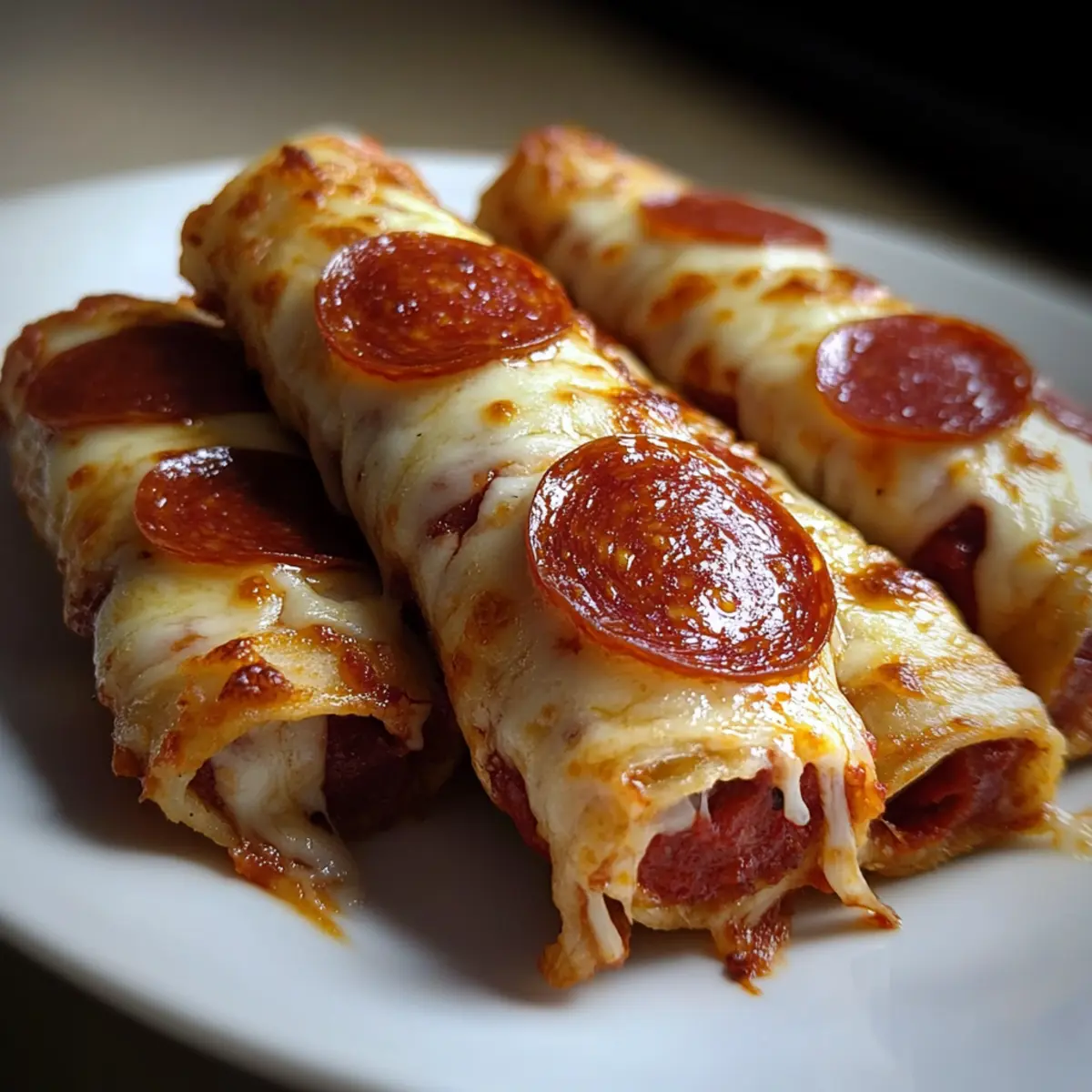 Cheesy Pepperoni Pizza Roll Ups