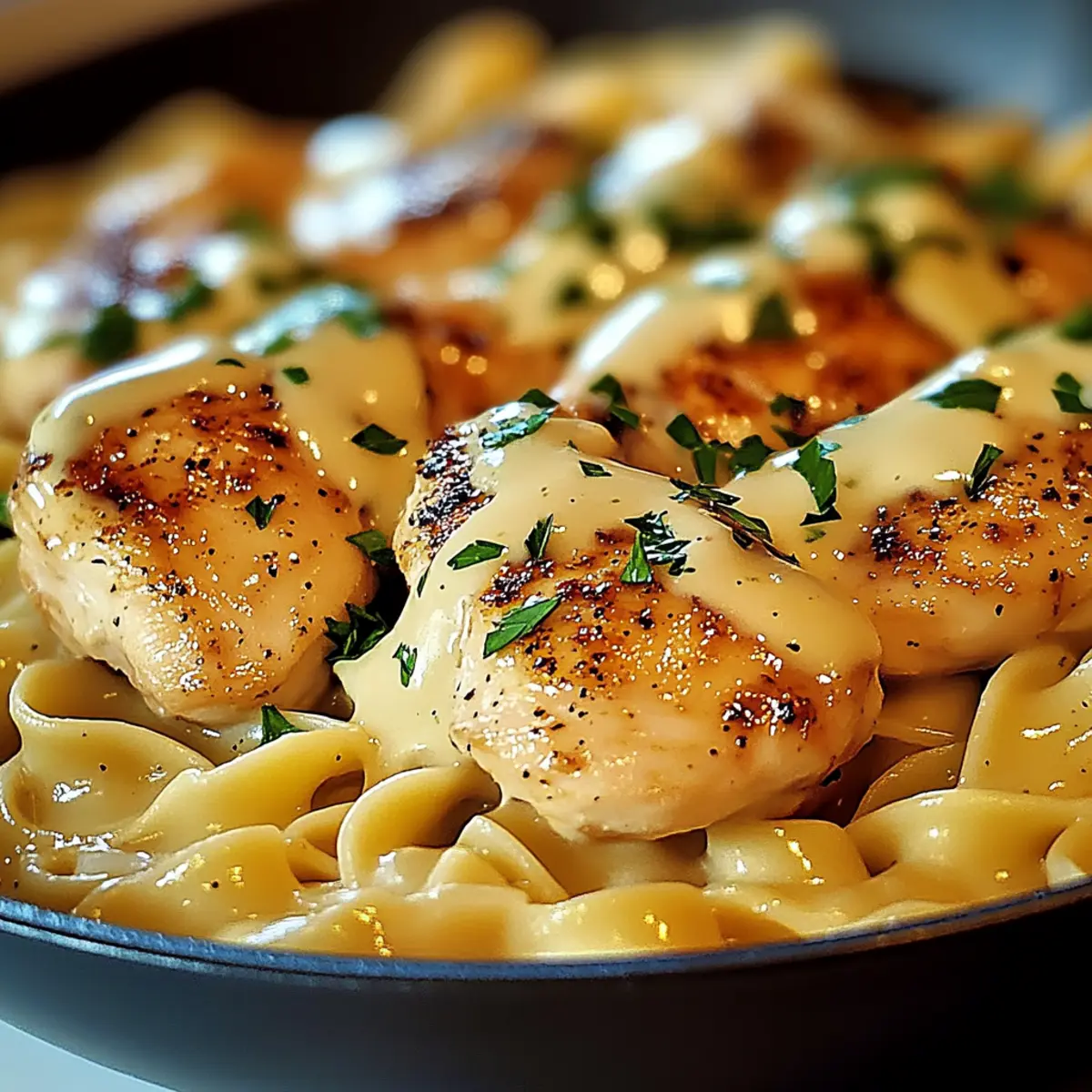 One-Pan Chicken with Buttered Noodles