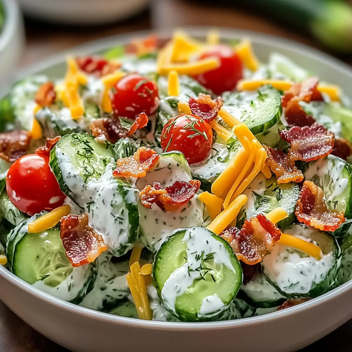 Cucumber Ranch Crack Salad