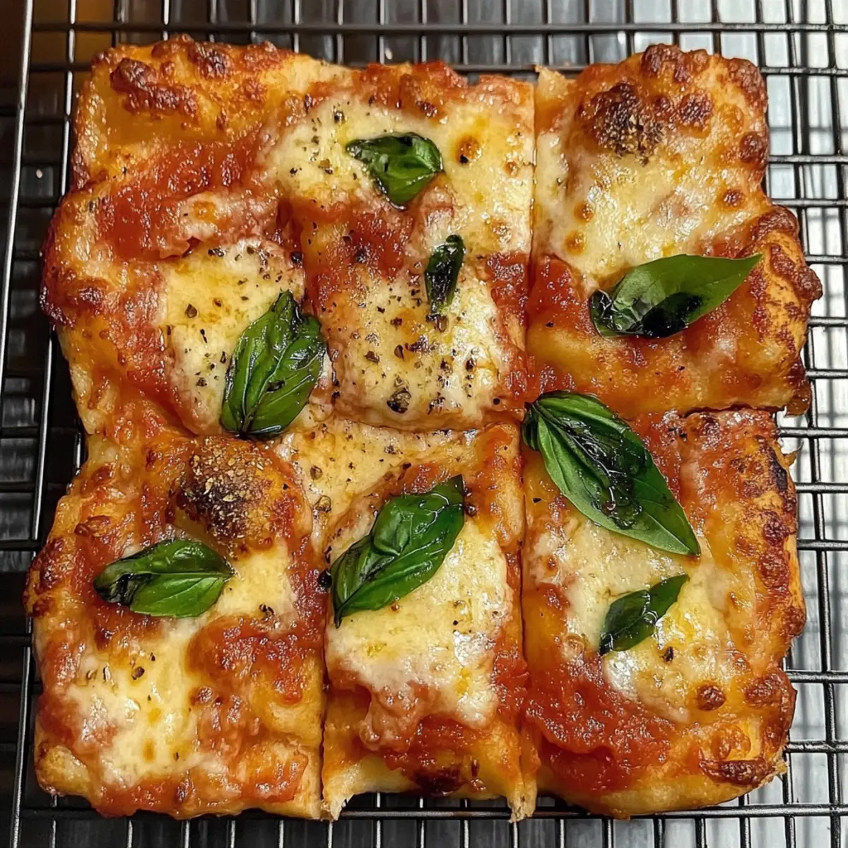 Margherita Pizza Focaccia