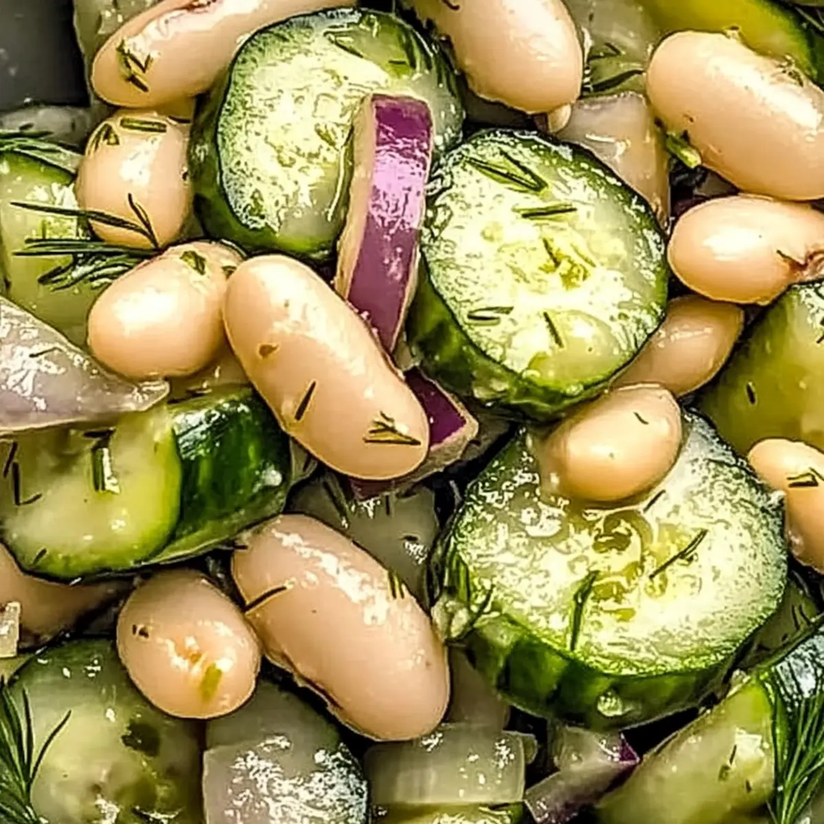 Dilly White Bean Cucumber Salad
