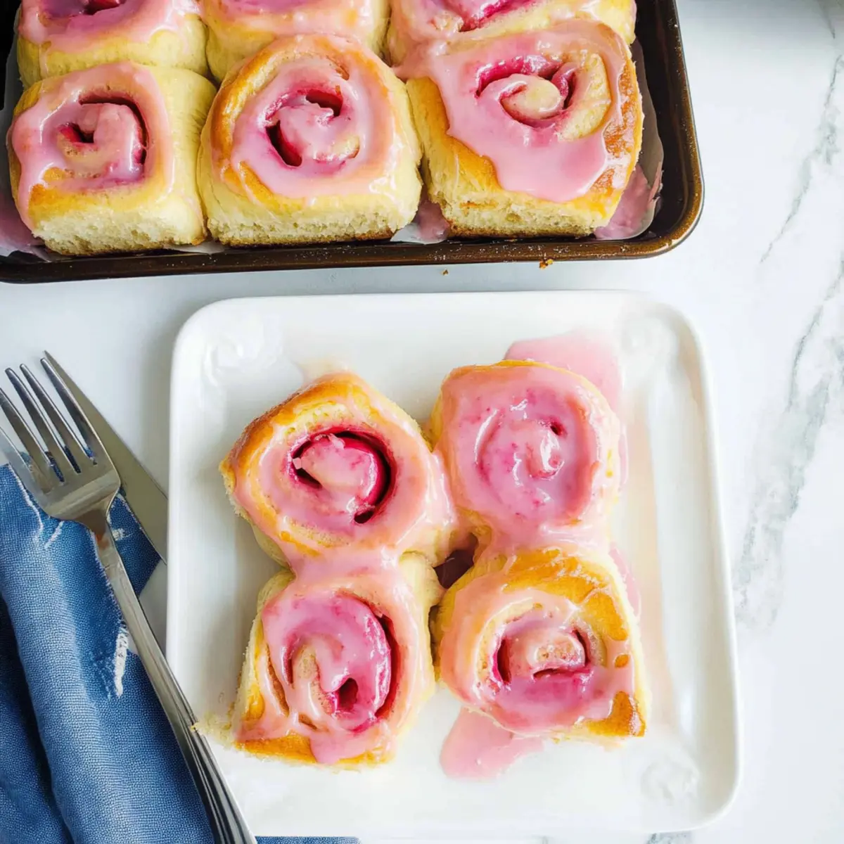 Rhubarb Rolls