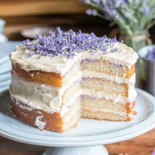 Vanilla lavender cake