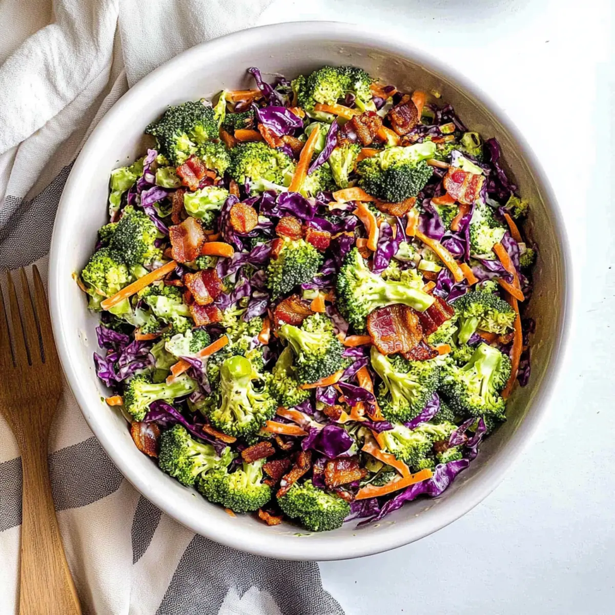 Broccoli Salad with Honey Dijon Dressing