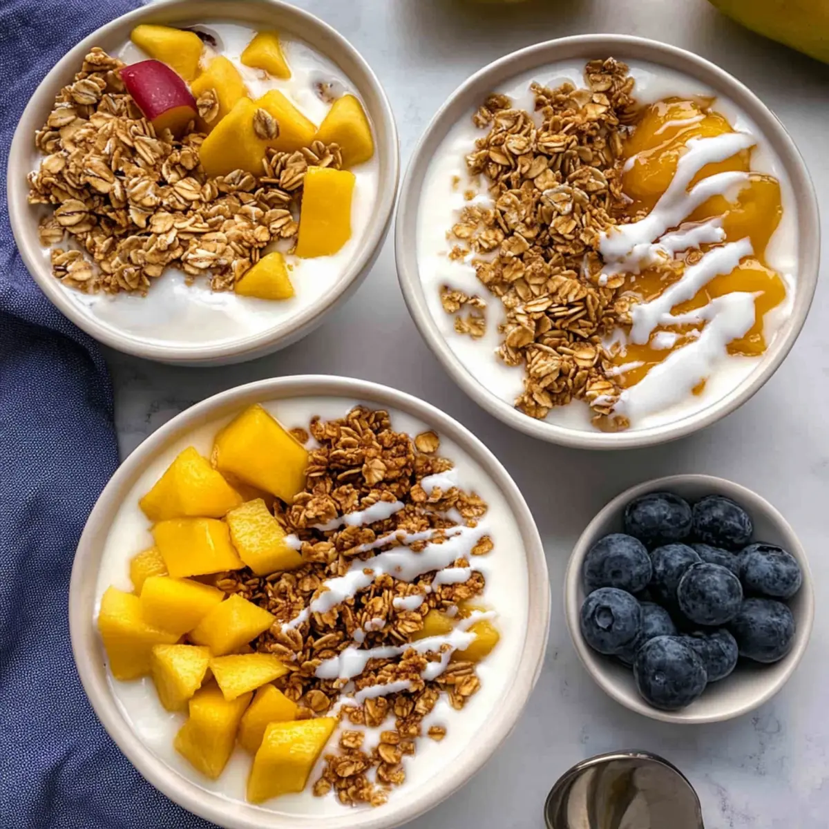 Yogurt Granola Bowls