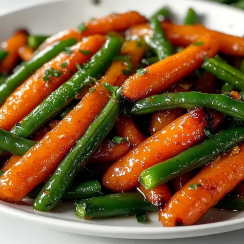 Honey Glazed Carrots & Green Beans