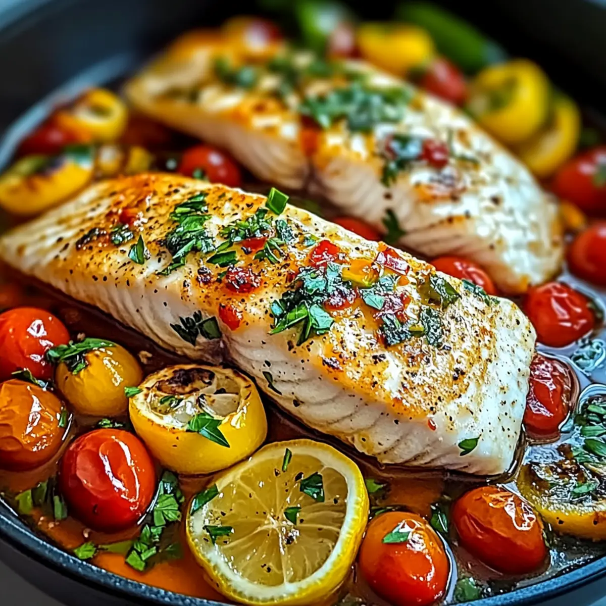Mediterranean Baked Fish