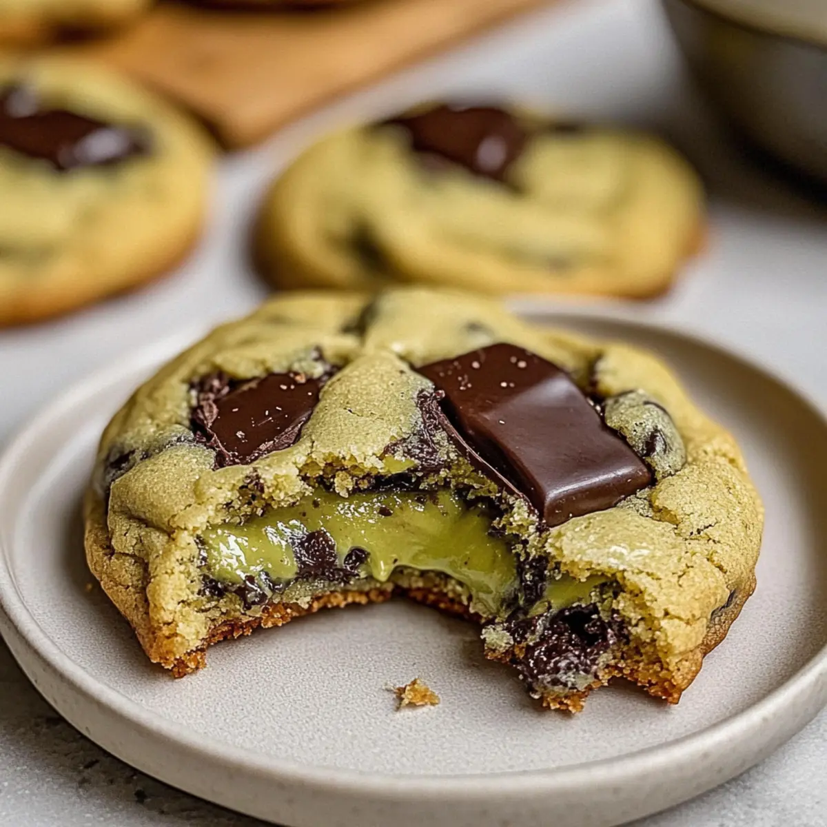 Pistachio Cream Cookies