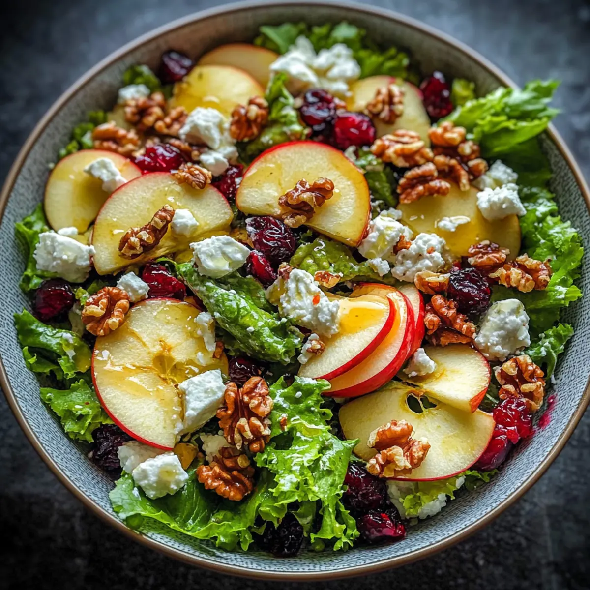 Honeycrisp Apple Feta Salad