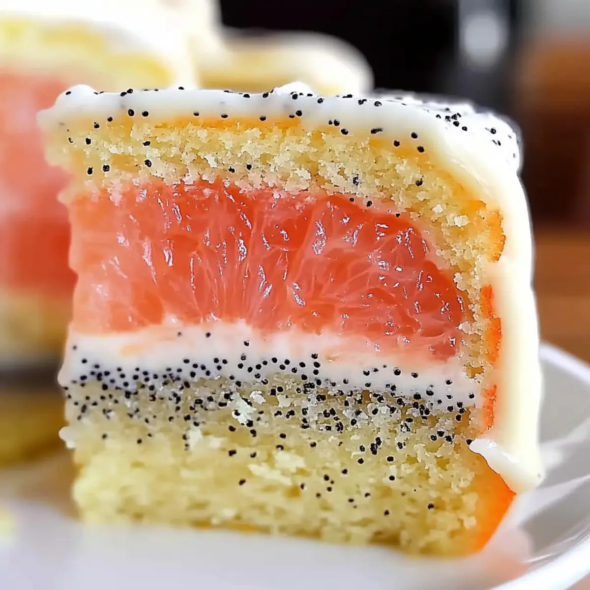 Grapefruit Poppy Seed Cake
