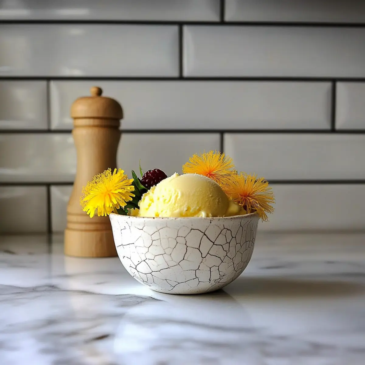 Dandelion & Honey Ice Cream
