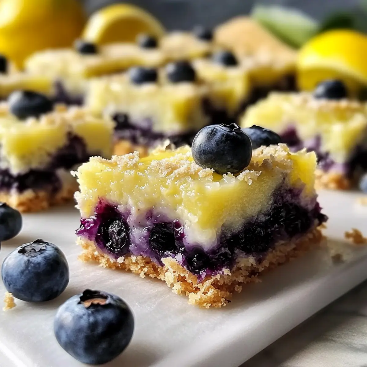 Blueberry Lemon Bars