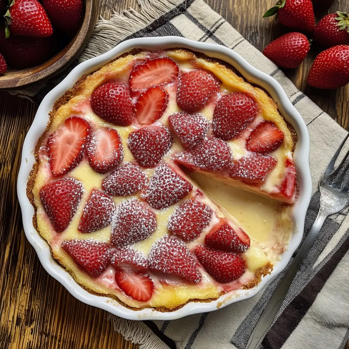 Strawberry Flaugnarde