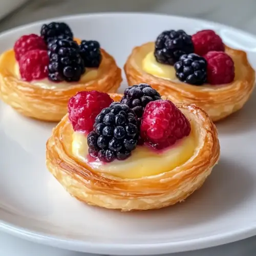 Berry Custard Pastries