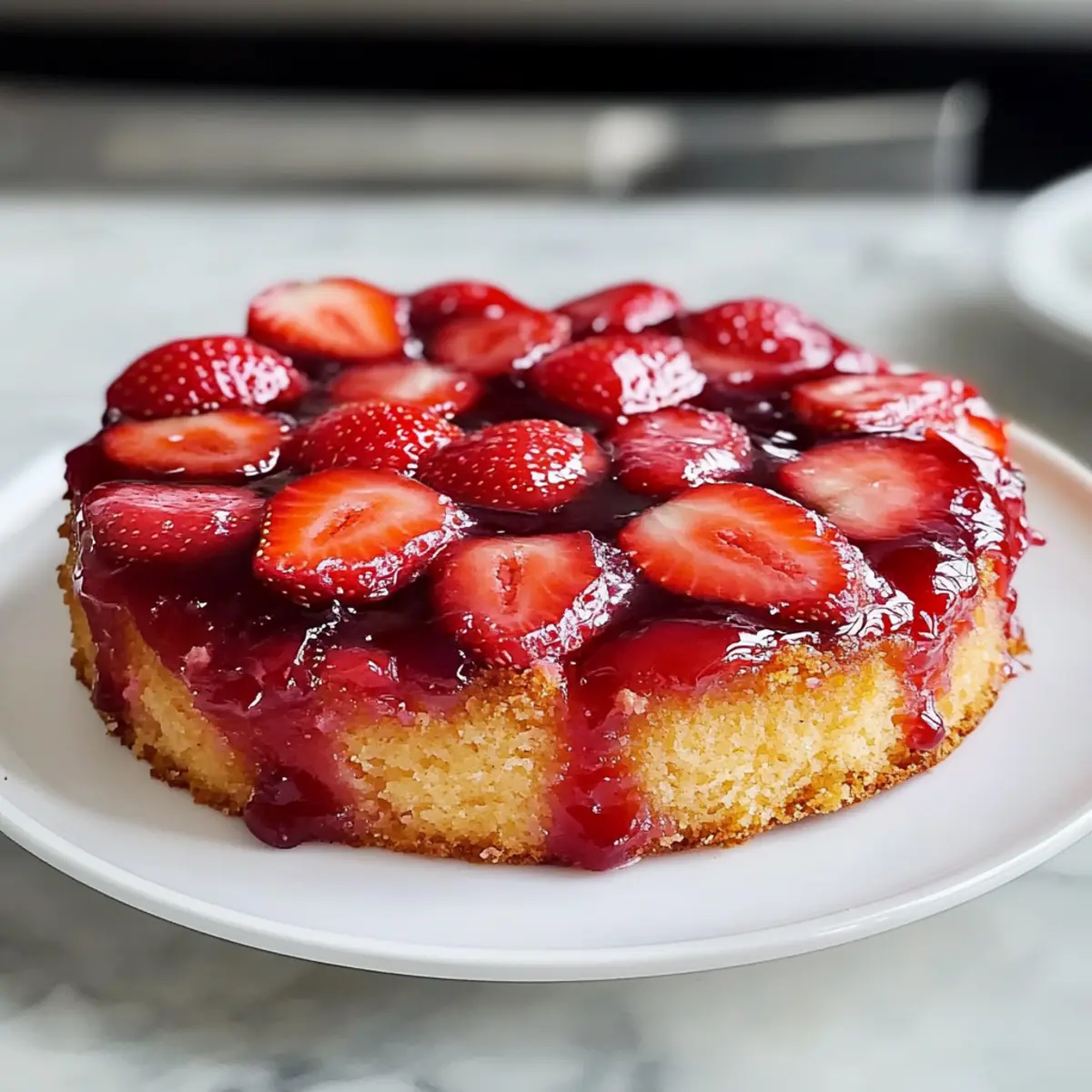 Strawberry Upside Down Cake