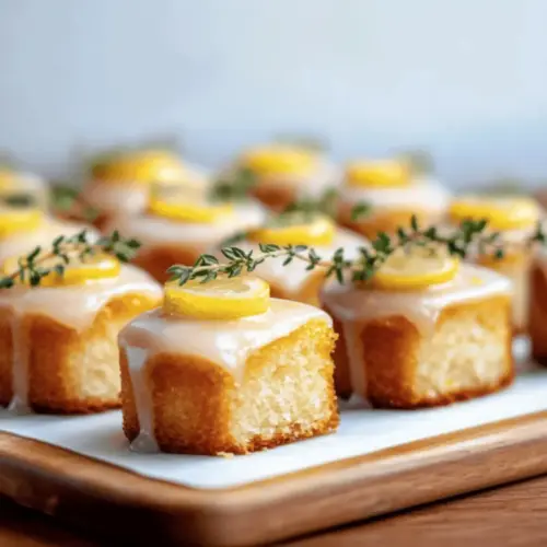 Mini Lemon Drizzle Cakes