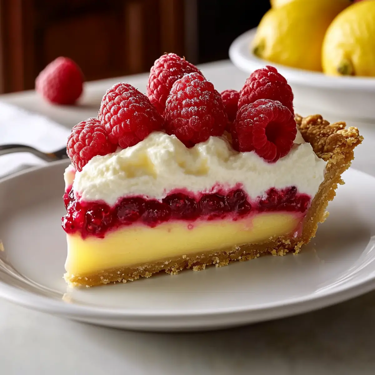 Lemon Raspberry Layered Pie With Kitchen Science