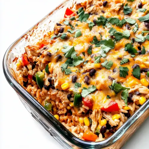 Chicken Burrito Casserole