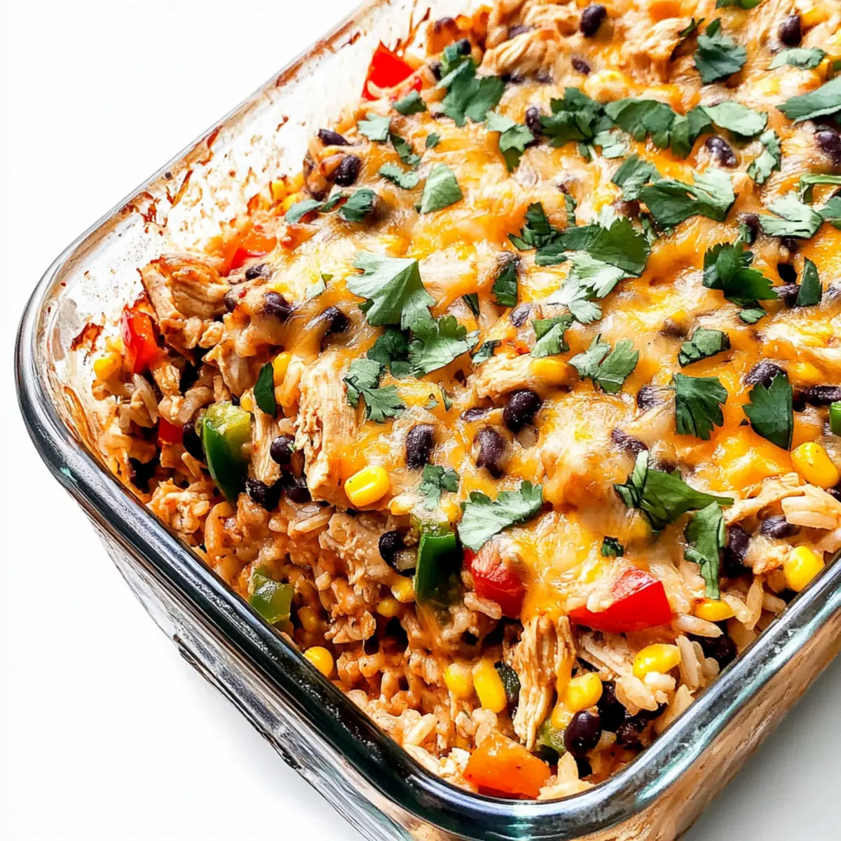 Chicken Burrito Casserole