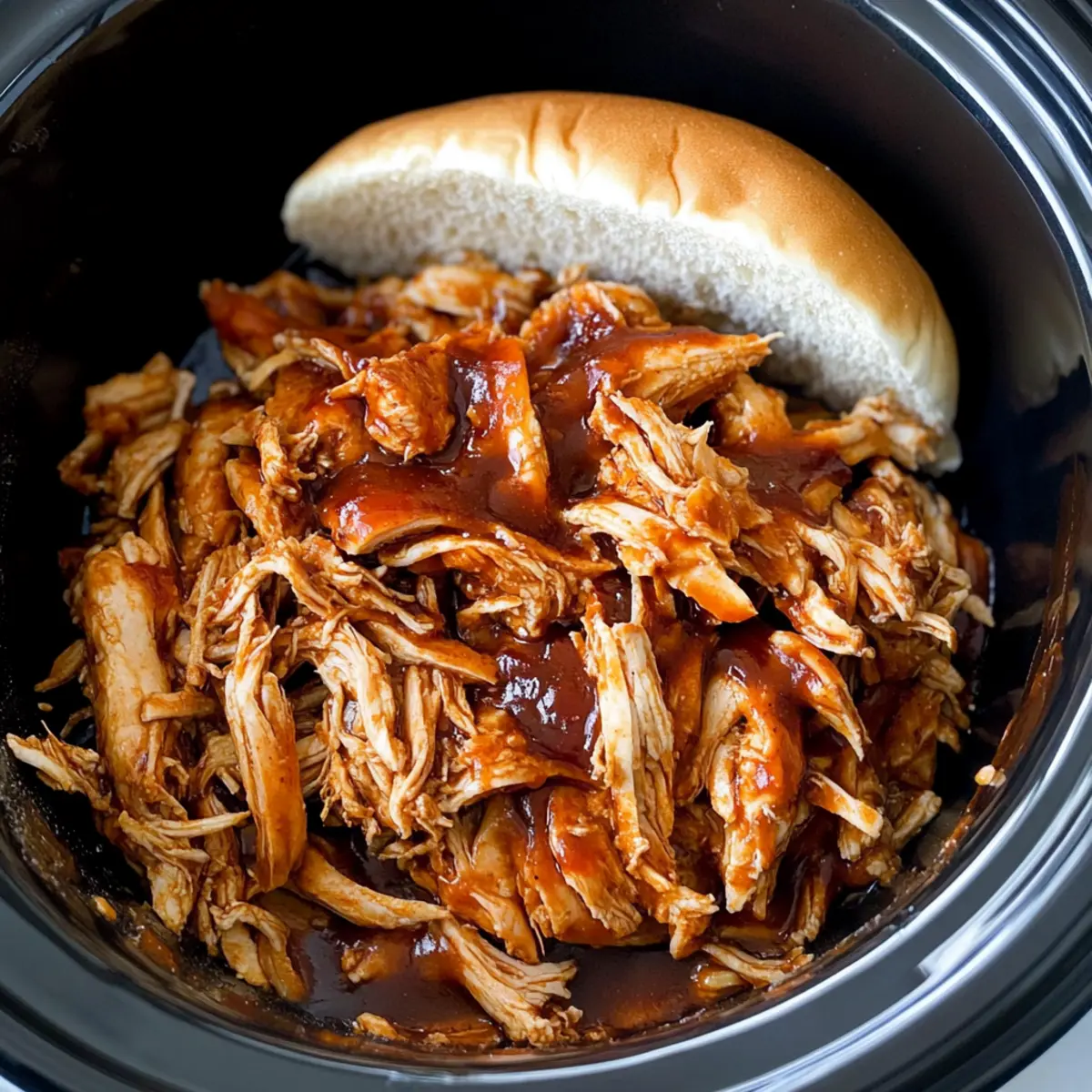 Crockpot BBQ Pulled Chicken