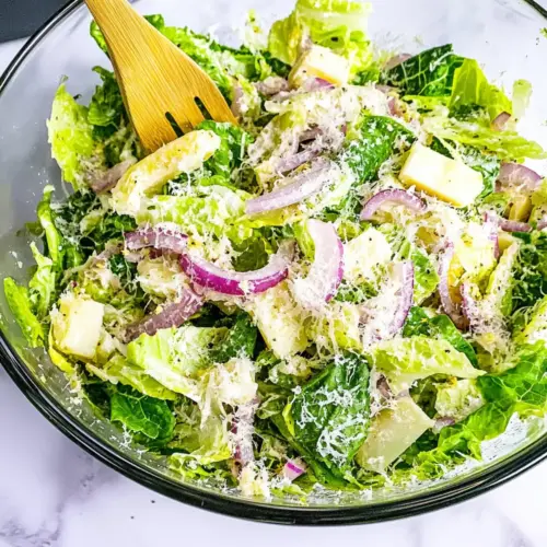 Lemon Parmesan Lettuce Salad