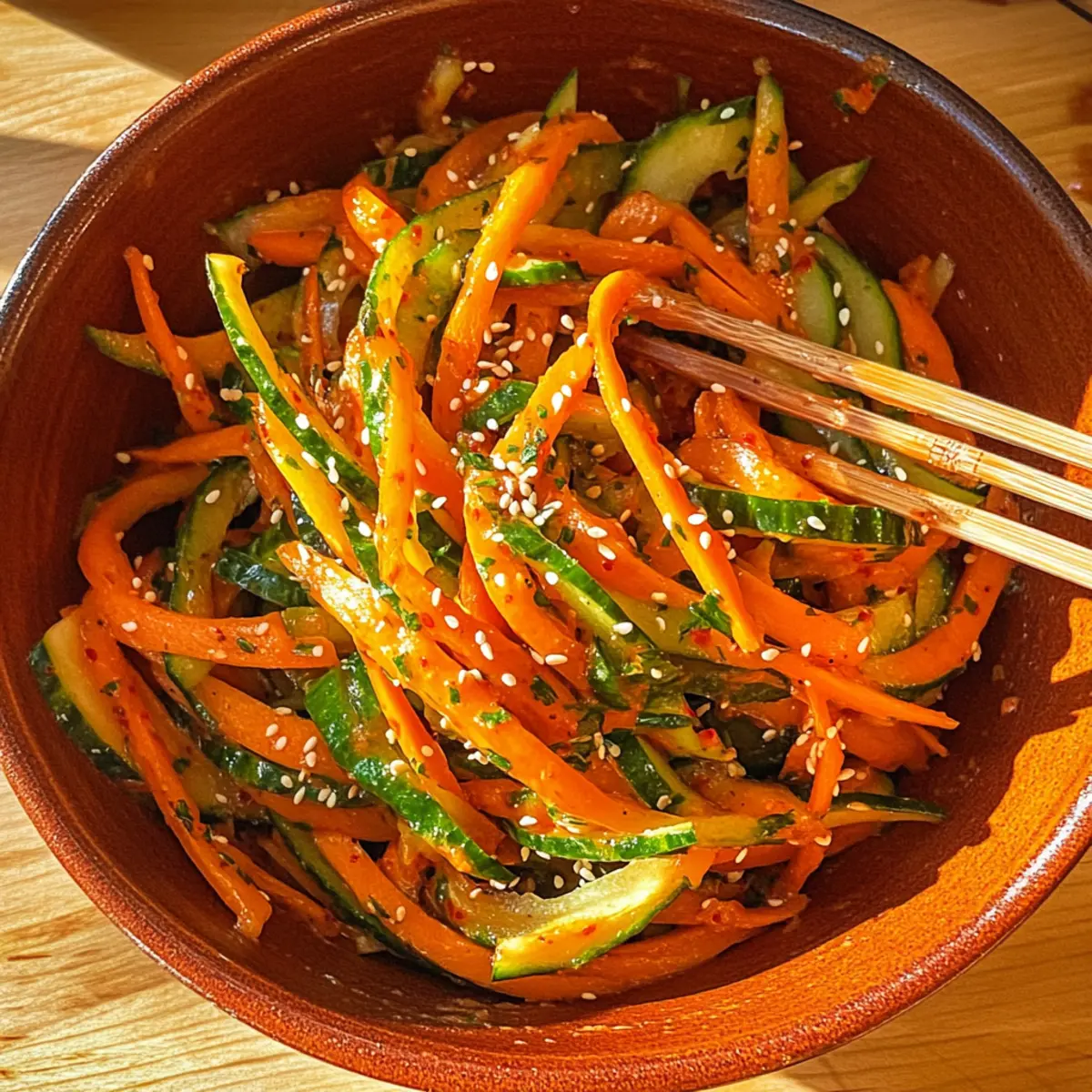 Cucumber Carrot Salad