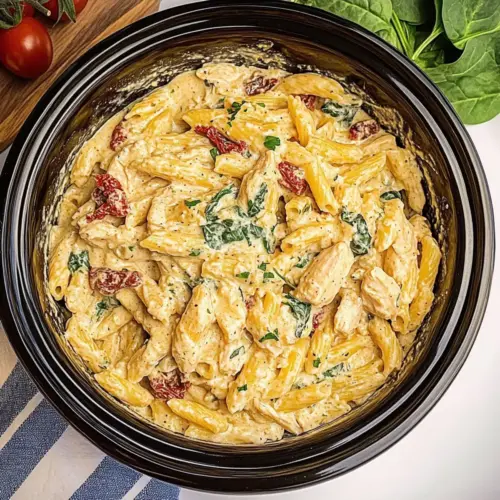 Crockpot Marry Me Chicken Pasta