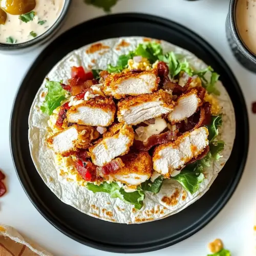 Crispy Chicken Bacon Ranch Wrap