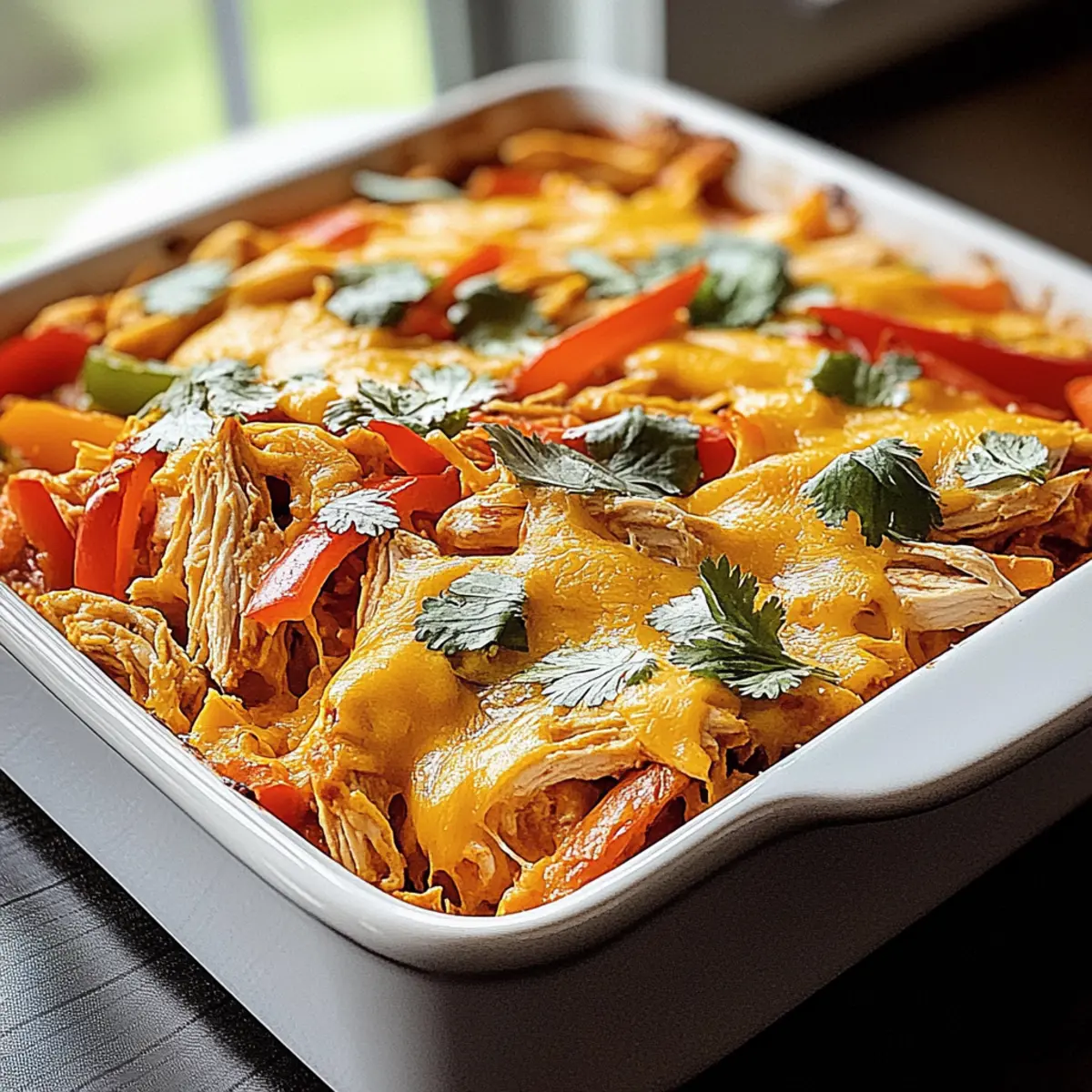 Fajita Chicken Casserole