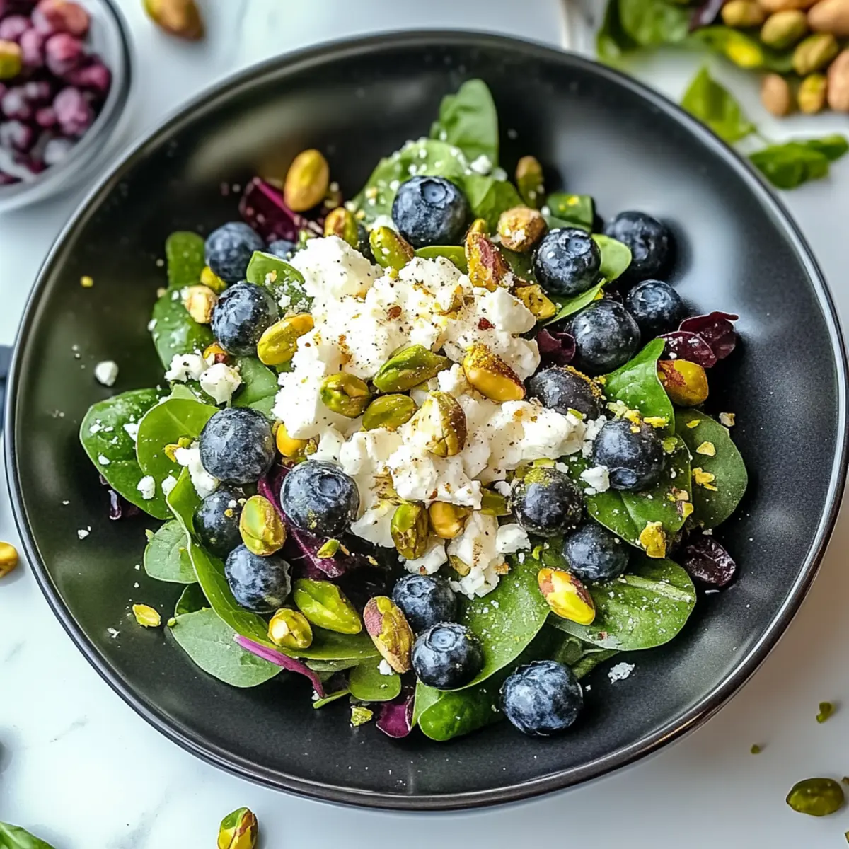 Blueberry Pistachio Spring Salad