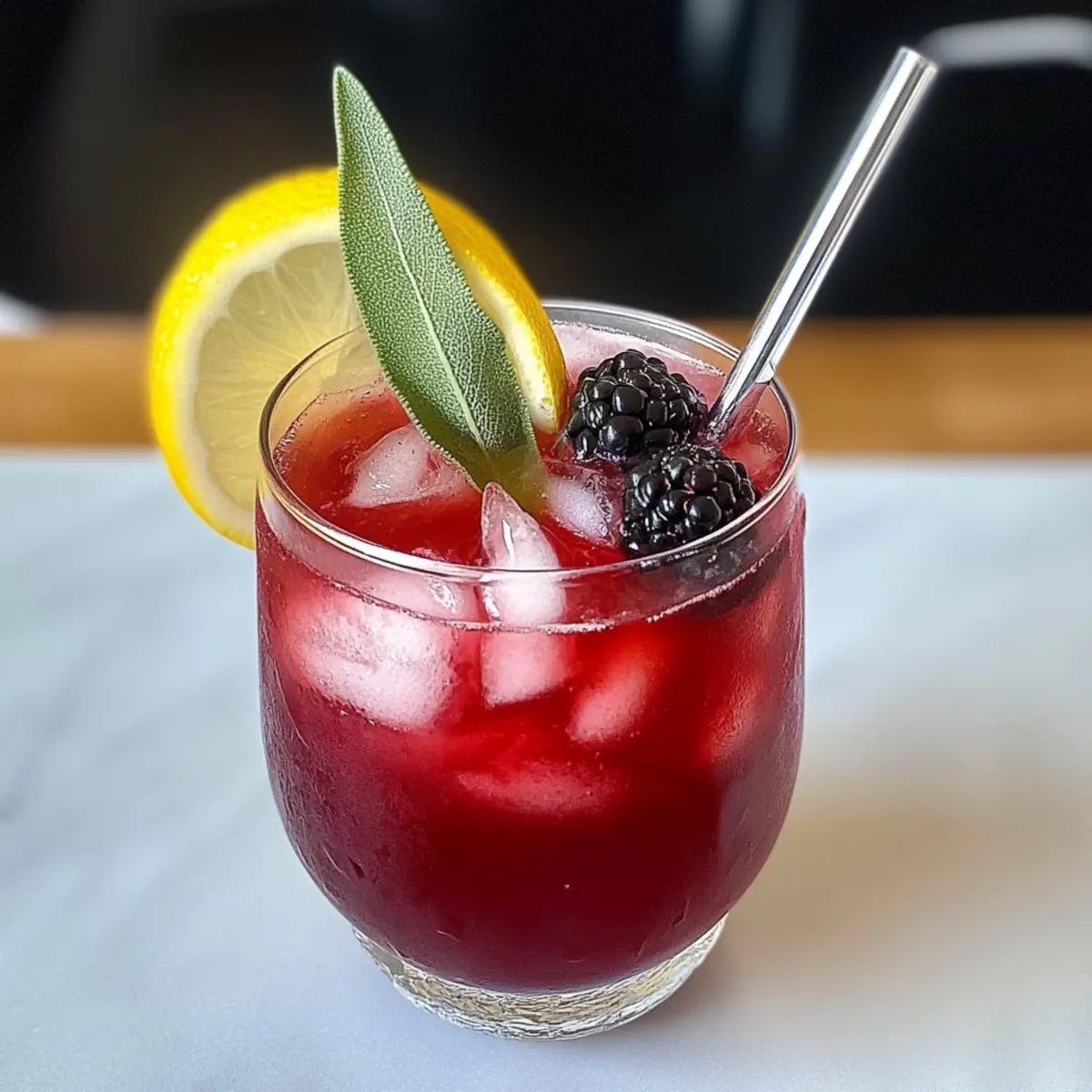 Blackberry Sage Iced Tea