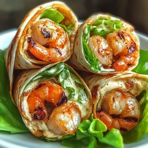 Grilled Shrimp Caesar Wraps