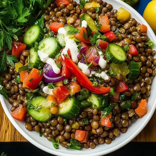 Mediterranean Lentil Salad