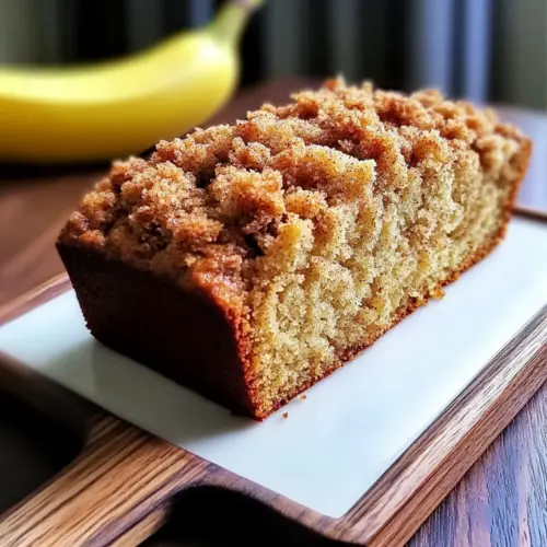 Cinnamon Crumb Banana Bread