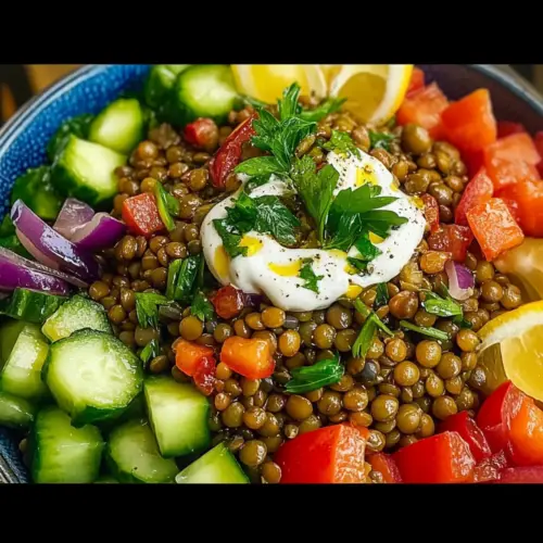 Mediterranean Lentil Salad