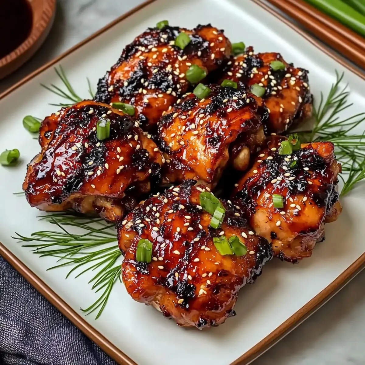 Japanese BBQ Chicken Thighs