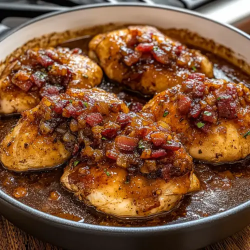 Maple Garlic Bacon Chicken