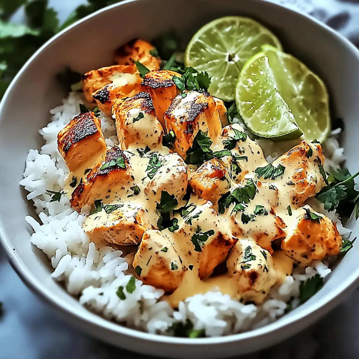 Coconut Chicken Rice Bowl