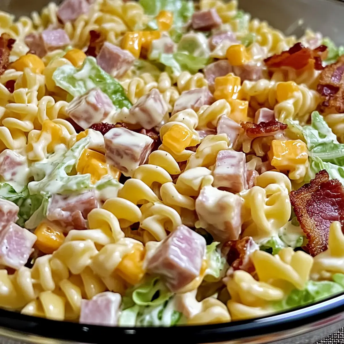 Club Sandwich Pasta Salad