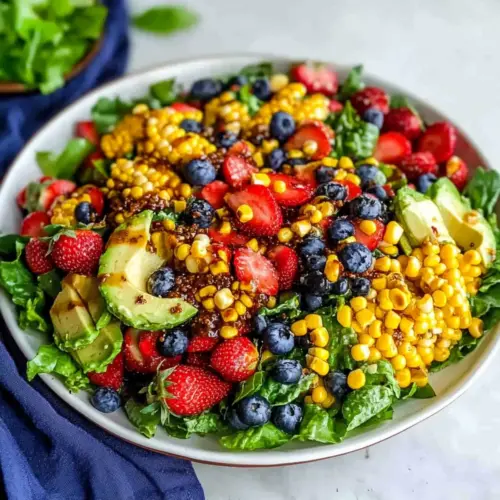 Strawberry Avocado Corn Salad