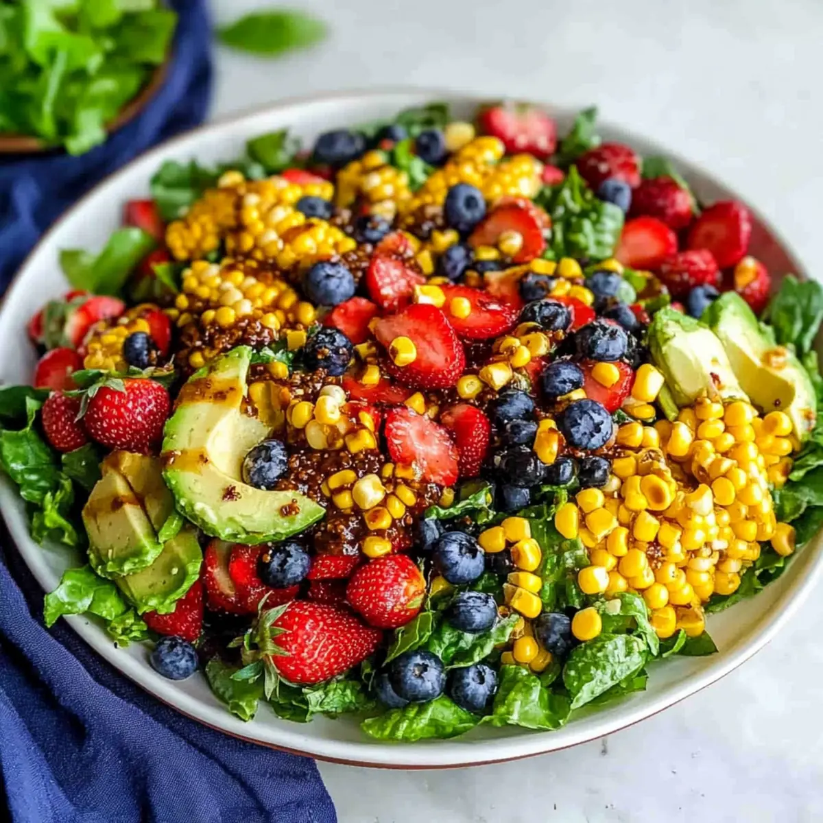Strawberry Avocado Corn Salad