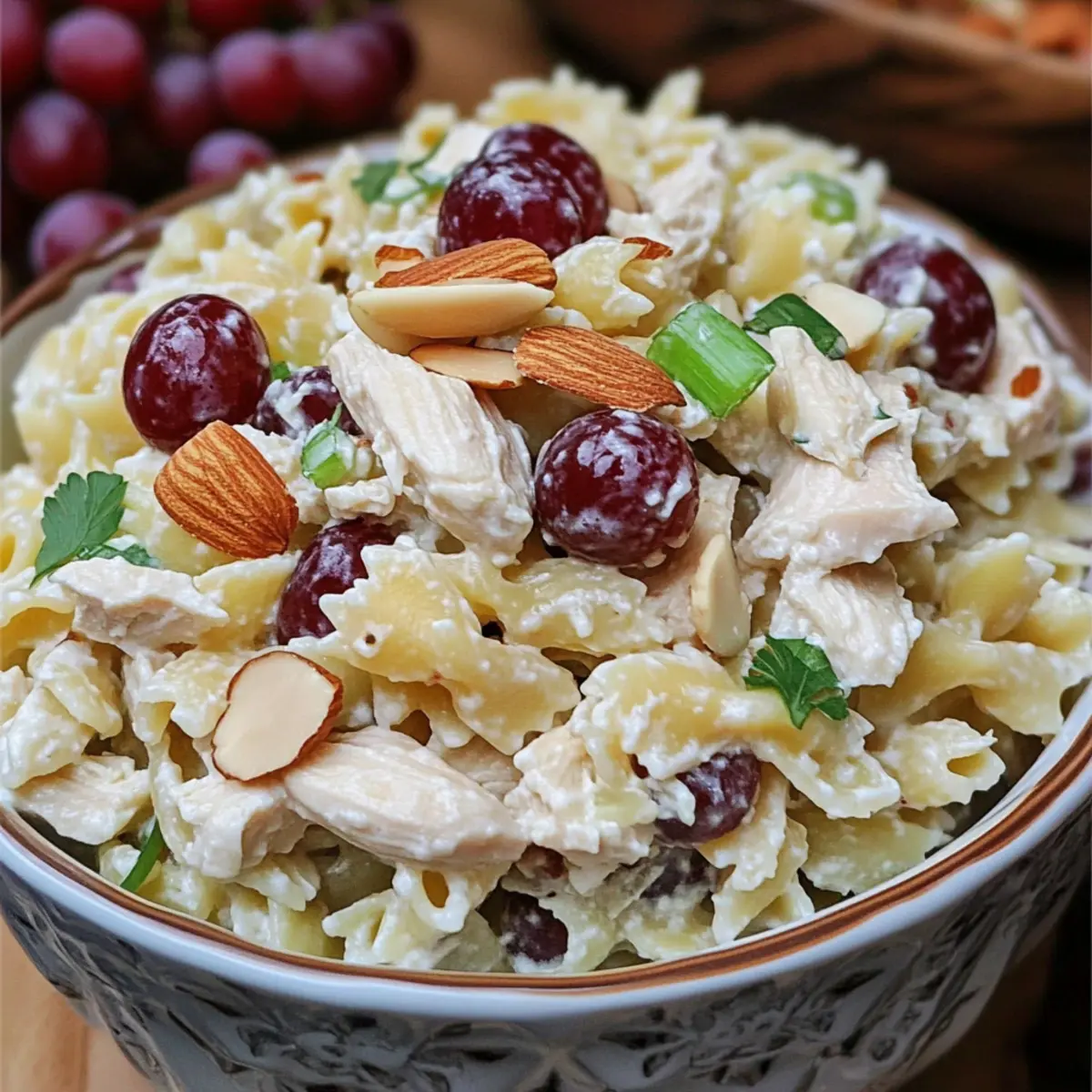 Waldorf Chicken Pasta Salad