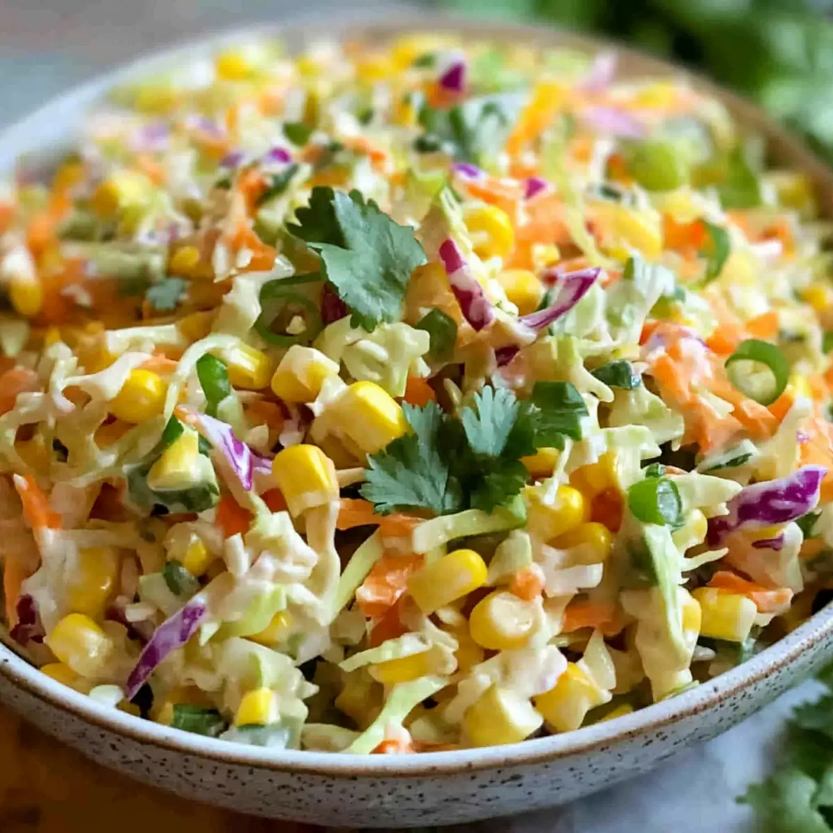 Spicy Corn Slaw
