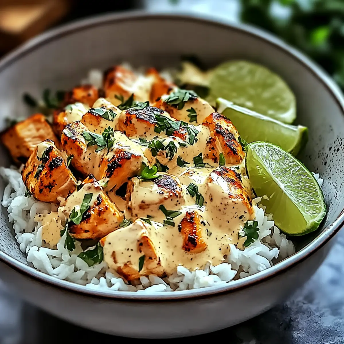 Coconut Chicken Rice Bowl