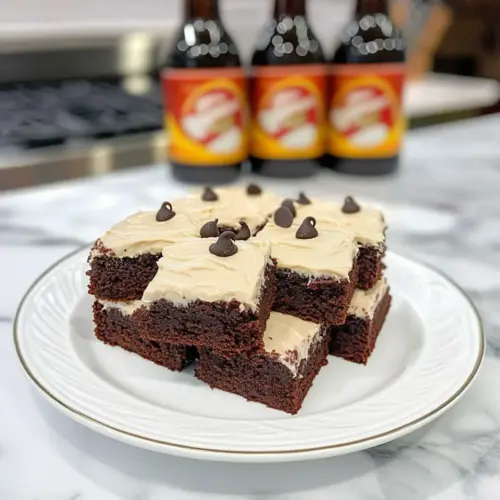 Root Beer Float Brownies
