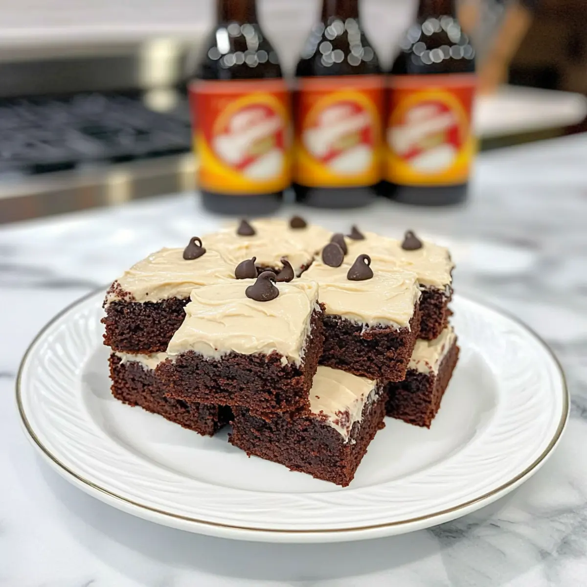 Root Beer Float Brownies