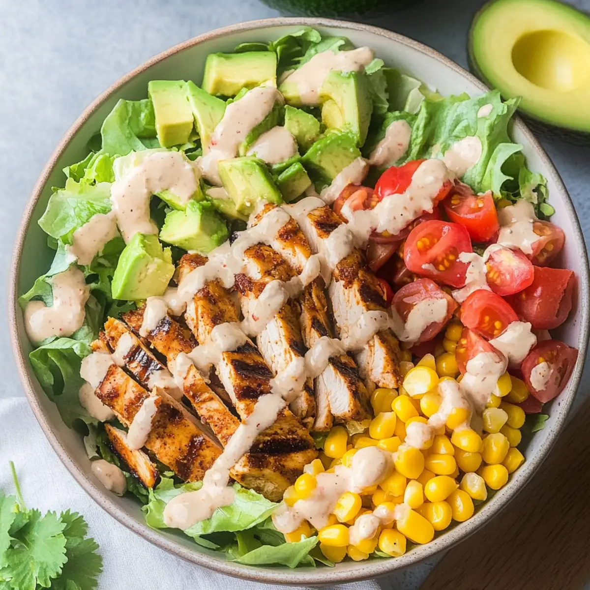 Santa Fe Salad with Chicken