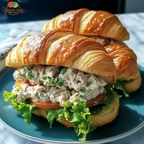 Tuna Salad Croissant Sandwich