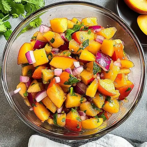 Fresh Peach Salsa