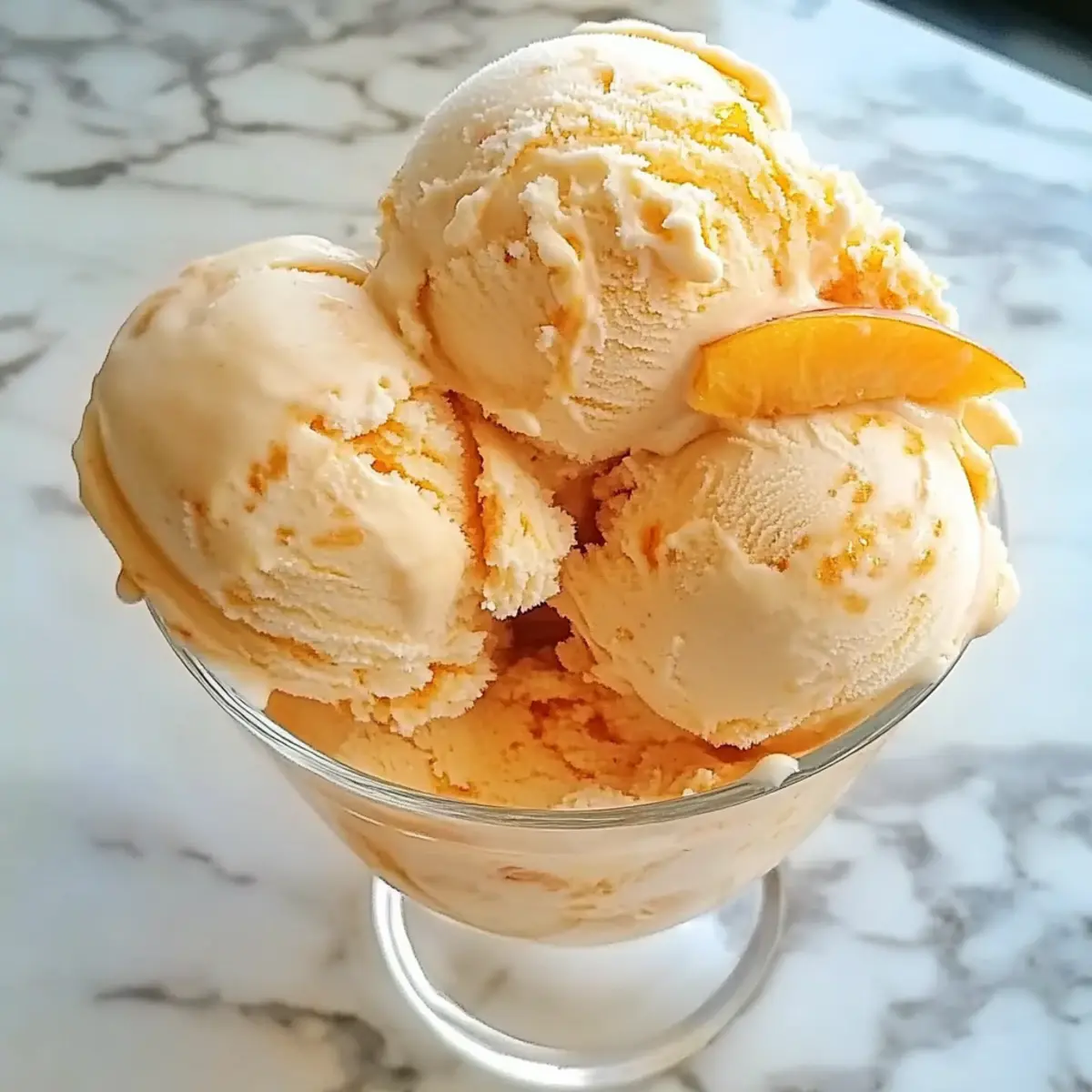 Georgia Peach Ice Cream